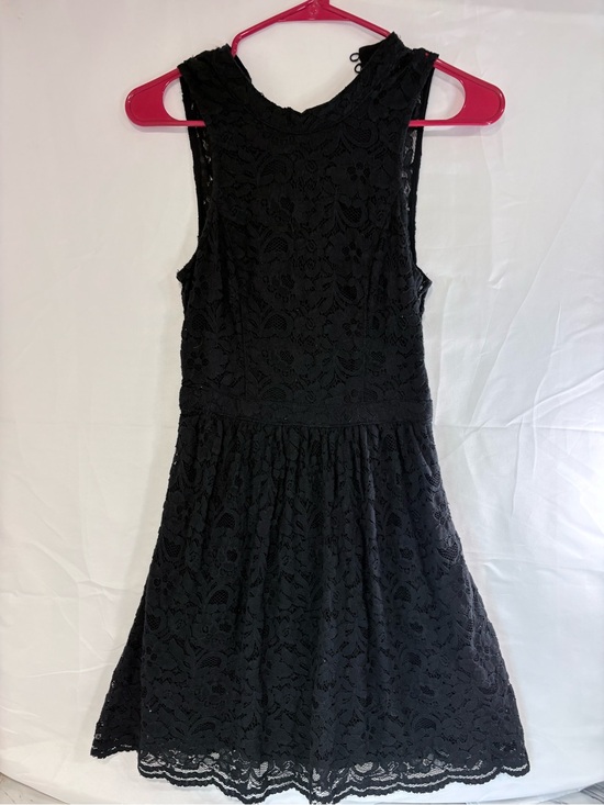 Hollister Dresses & Skirts - Hollister Black Lace Sleeveless Mini Dress
